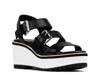 Blerina Wedge Sandal Black view