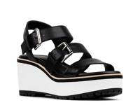 Blerina Wedge Sandal Black view