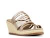 Gallore Wedge Sandal Platinum view