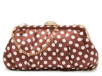 Bobbi Clutch Dark Brown/Cream Polka Dot view