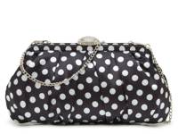 Bobbi Clutch Black/White Polka Dot view