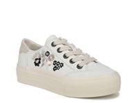 Sadie Sun 3 Sneaker - Women's White Floral Embroidery view