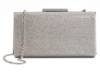 Binita Clutch Silver Metallic view