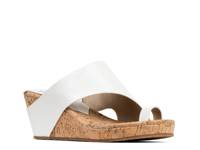 Gyer Wedge Sandal Off White view