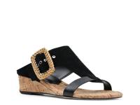 Vine Wedge Sandal Black view