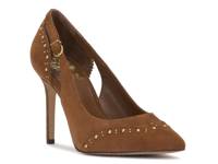 Hally Pump Burnt Sugar Suede view