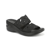 Delight Wedge Sandal Black view
