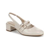 Beatrice Mary Jane Pump White view