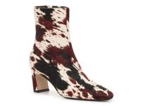 Willa Bootie Brown/White Cow Print Calf Hair Leather view