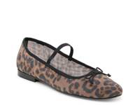 Cadel Mary Jane Flat Light Brown/Black Leopard Print view