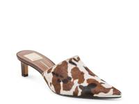 Lexy Mule White/Brown/Black Cow Print view