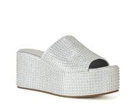 Arachna Platform Sandal Silver Metallic view