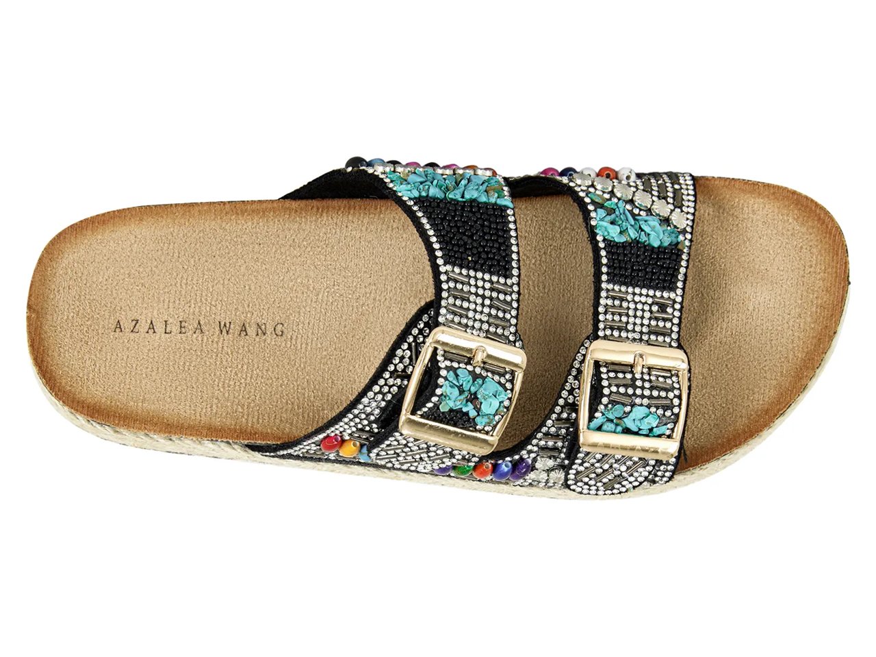 Kaylum Espadrille Platform Slide Sandal