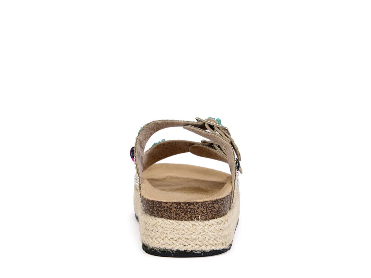 Kaylum Espadrille Platform Slide Sandal