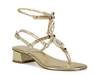 Kunzite Sandal Gold Metallic view