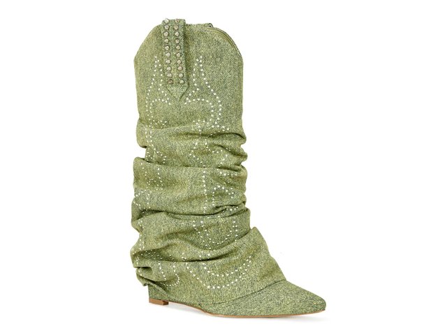 Sinead Foldover Wedge Boot