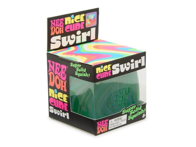 Schylling NeeDoh Nice Cube Swirl - Surprise Color - 1 ct. - Free