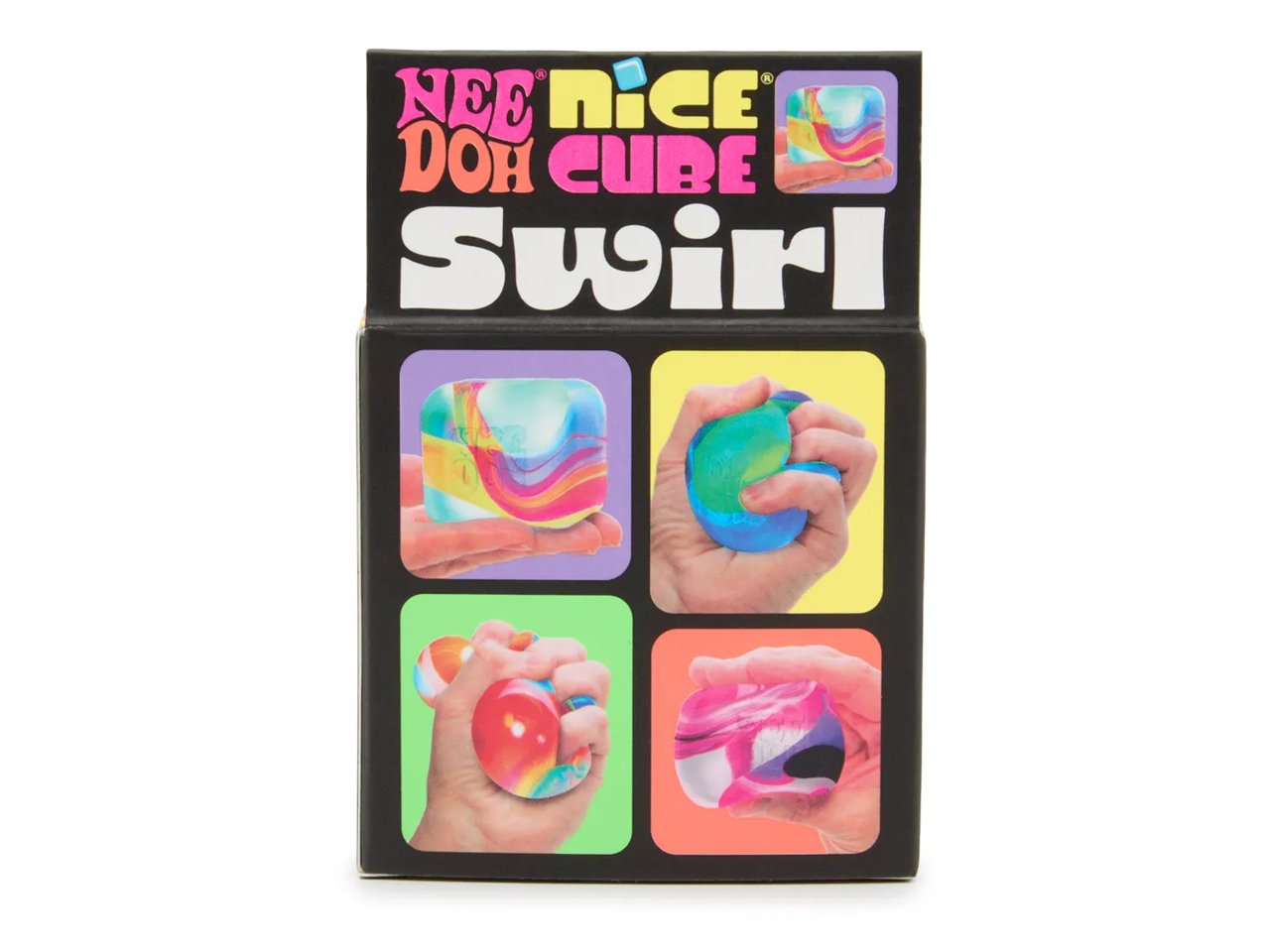 NeeDoh Nice Cube Swirl - Surprise Color - 1 ct.