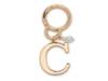 C Initial Bag Charm Gold view