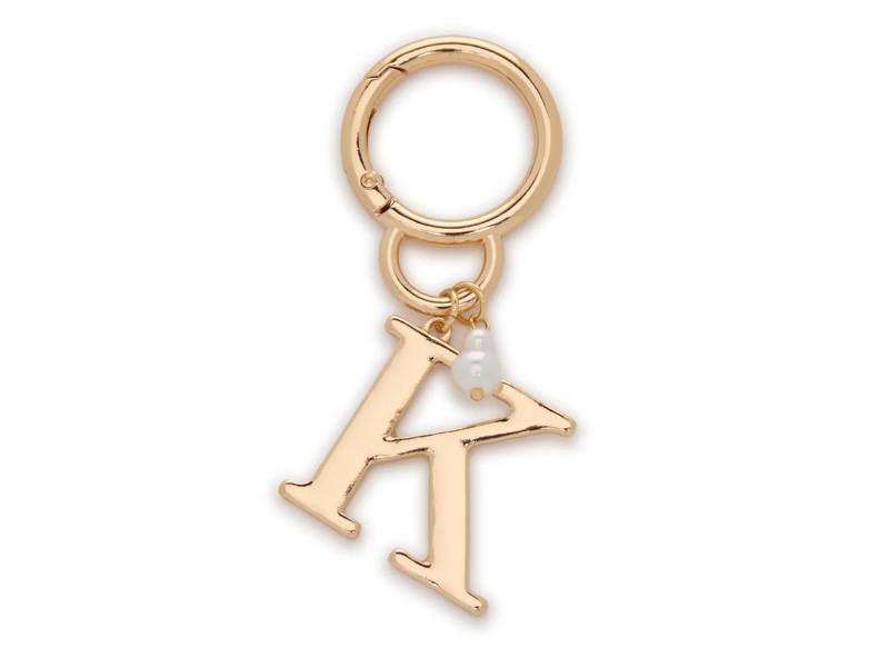 K Initial Bag Charm