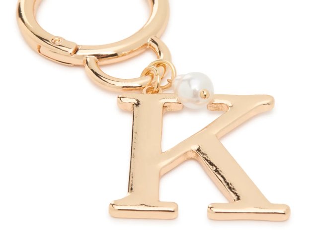 K Initial Bag Charm