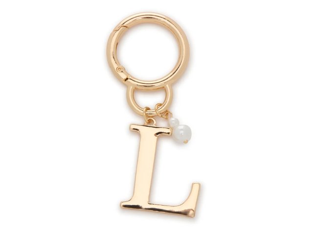 L Initial Bag Charm
