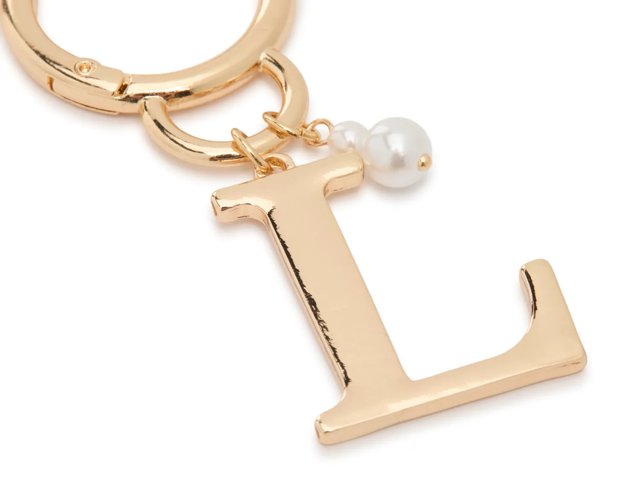 L Initial Bag Charm