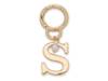 S Initial Bag Charm Gold view
