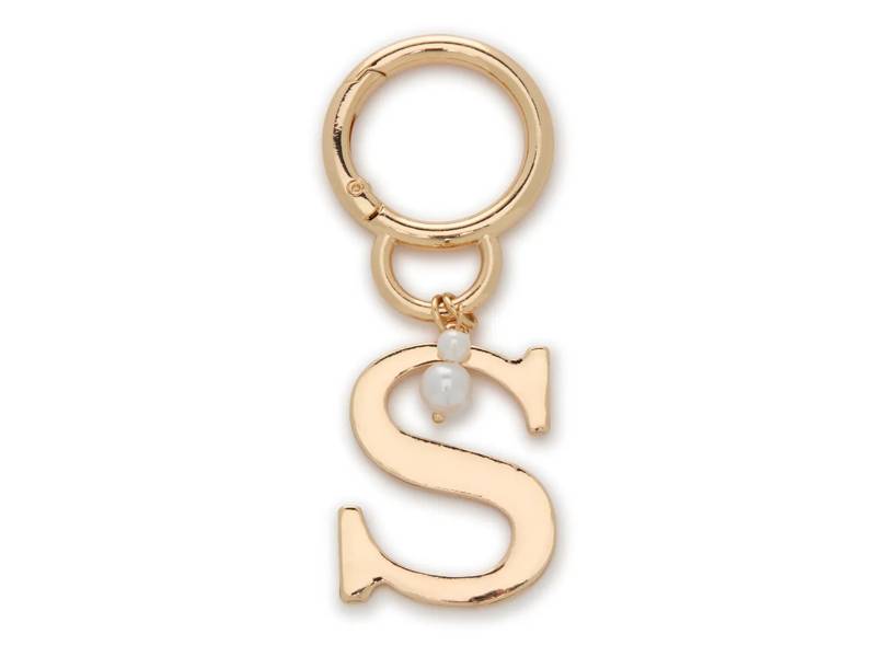 S Initial Bag Charm