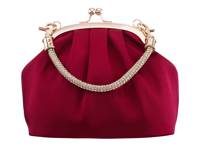 Hyatt Satchel Burgundy view