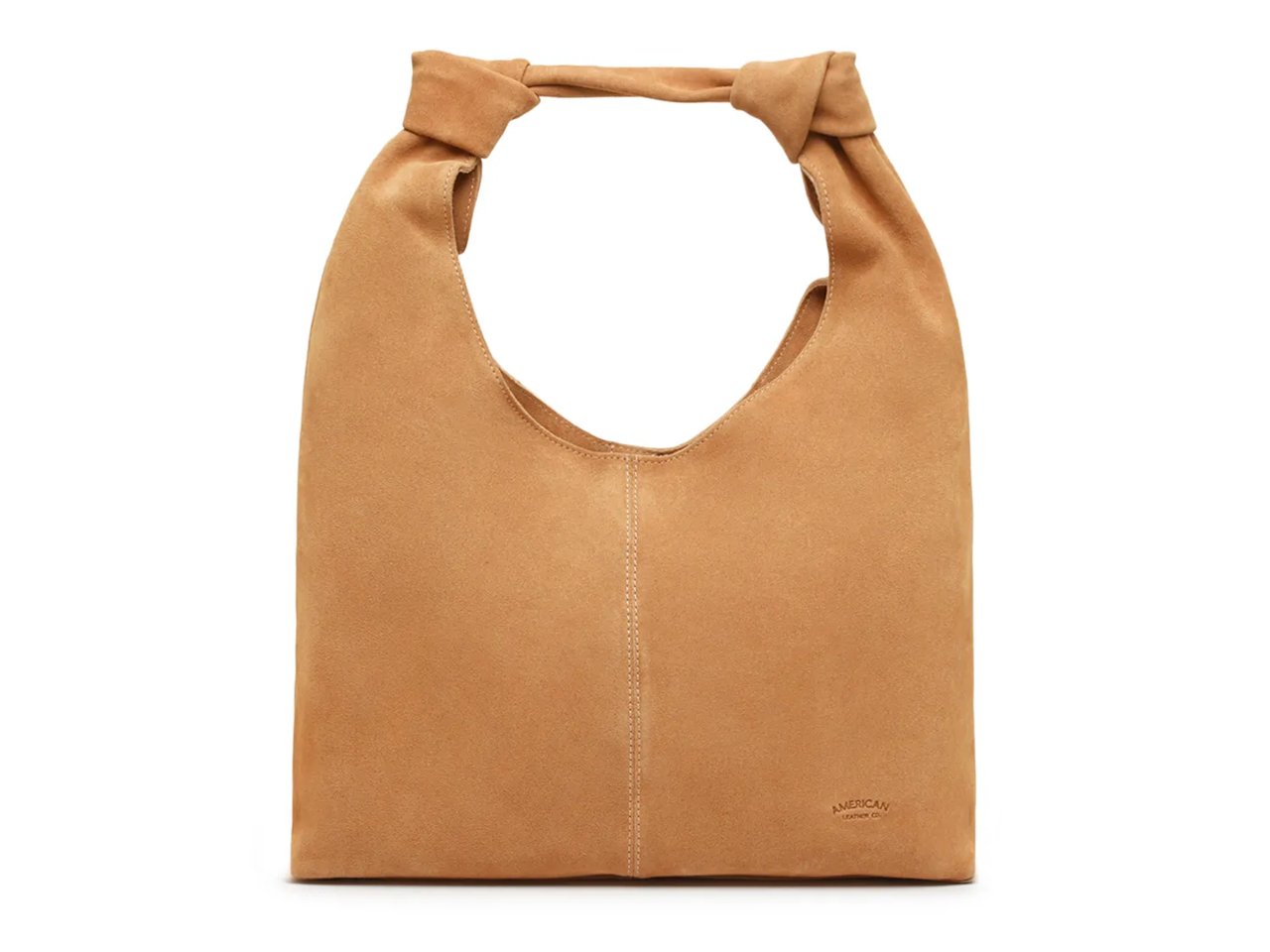 Gables Knot Suede Hobo Bag