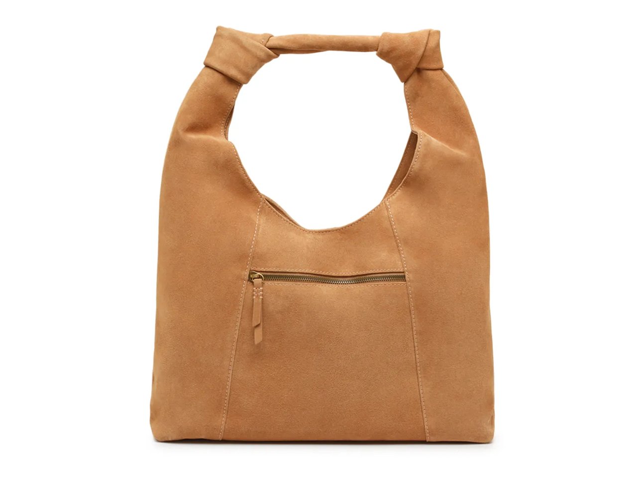 Gables Knot Suede Hobo Bag