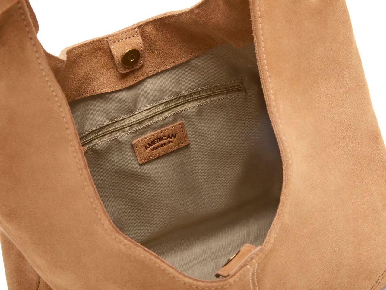 Gables Knot Suede Hobo Bag