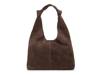 Gables Knot Suede Hobo Bag Dark Brown view