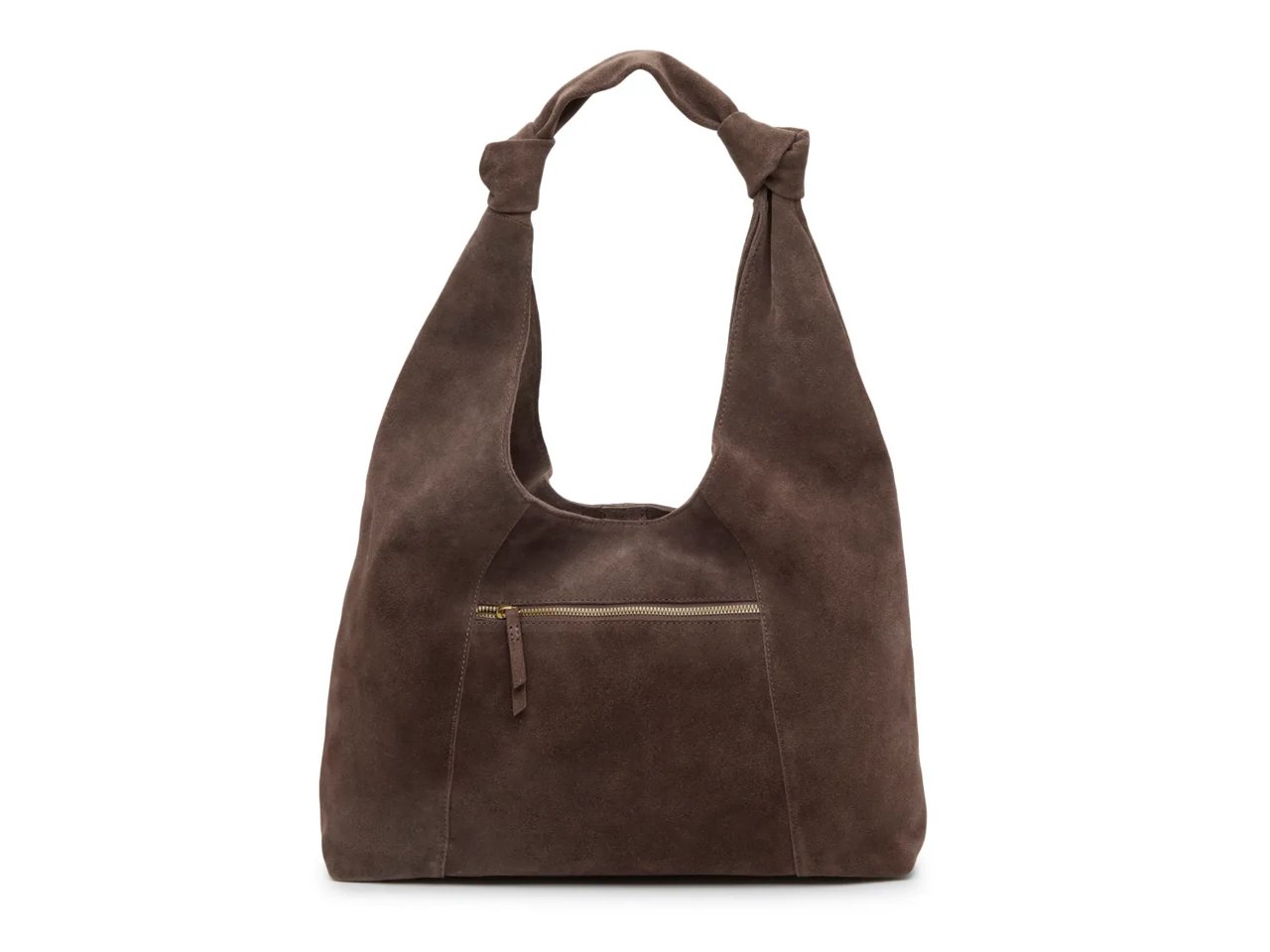 Gables Knot Suede Hobo Bag