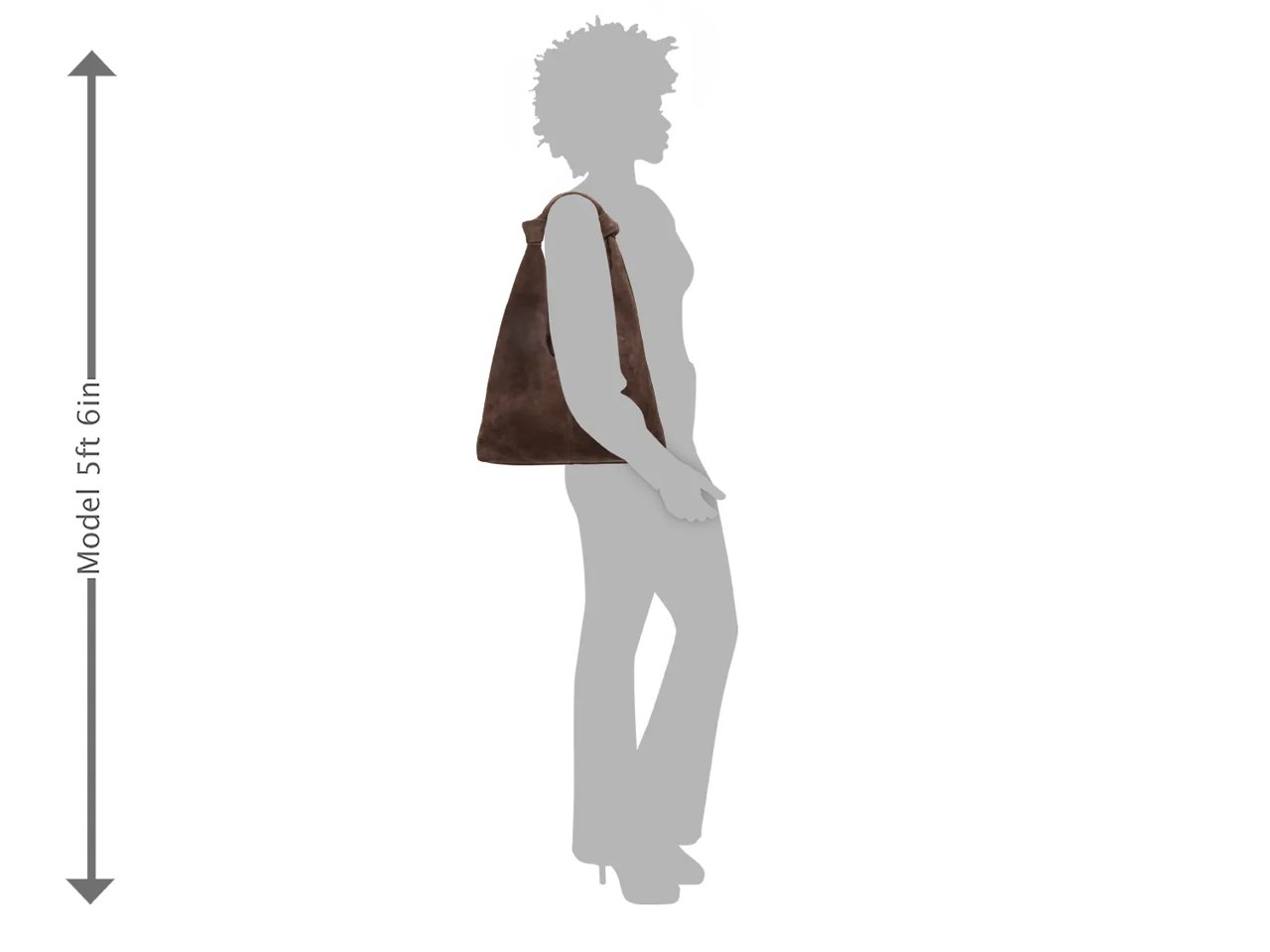 Gables Knot Suede Hobo Bag