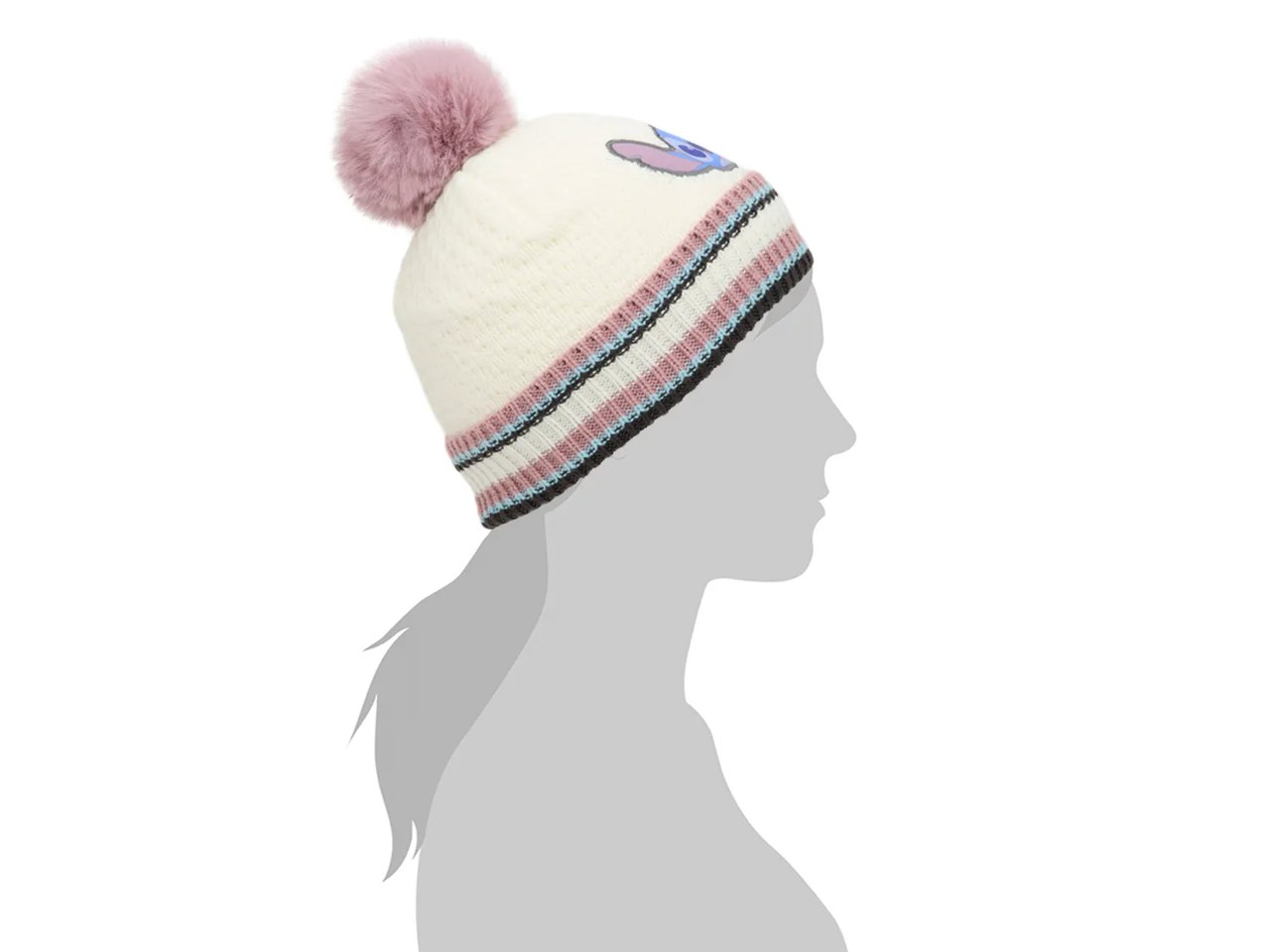 Disney Stitch Kids' Pom Pom Beanie & Gloves Set