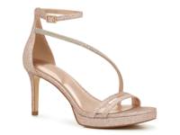 Leffli Sandal Rose Gold Glitter view