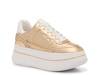 Hayes Platform Sneaker Gold Metallic view