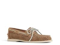Authentic Original 2-Eye Perforated Boat Shoe Taupe view