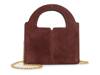 Aleah Suede Crossbody Wallet Red Currant view