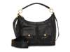 Carly Leather Shoulder Bag Black view