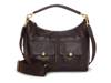Carly Leather Shoulder Bag Dark Brown view