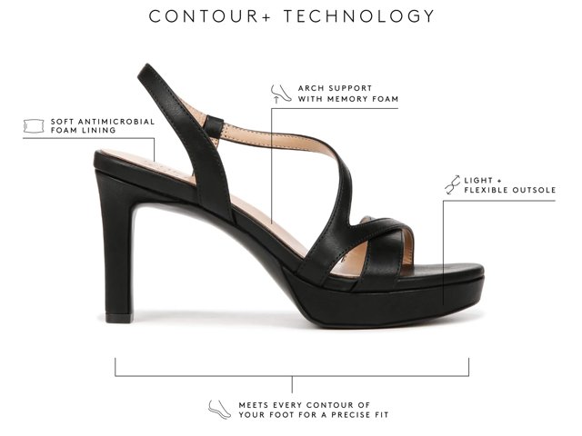 アルアバイル　ビーバーハーフスリーブジレ　ブラック Naturalizer Abby Platform Sandal - Free Shipping | DSW