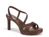 Abby Platform Sandal Dark Brown view