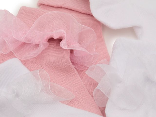 Ruffle Kids' Ankle Socks - 3 pack