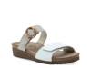 Anabel Wedge Sandal Ivory Leather view
