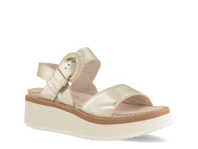 Crepe Wedge Sandal