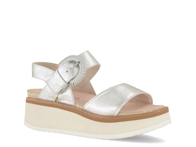 Crepe Wedge Sandal