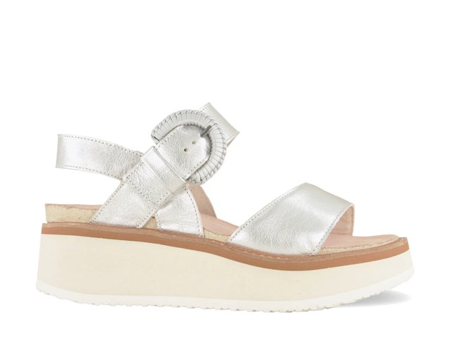 Crepe Wedge Sandal
